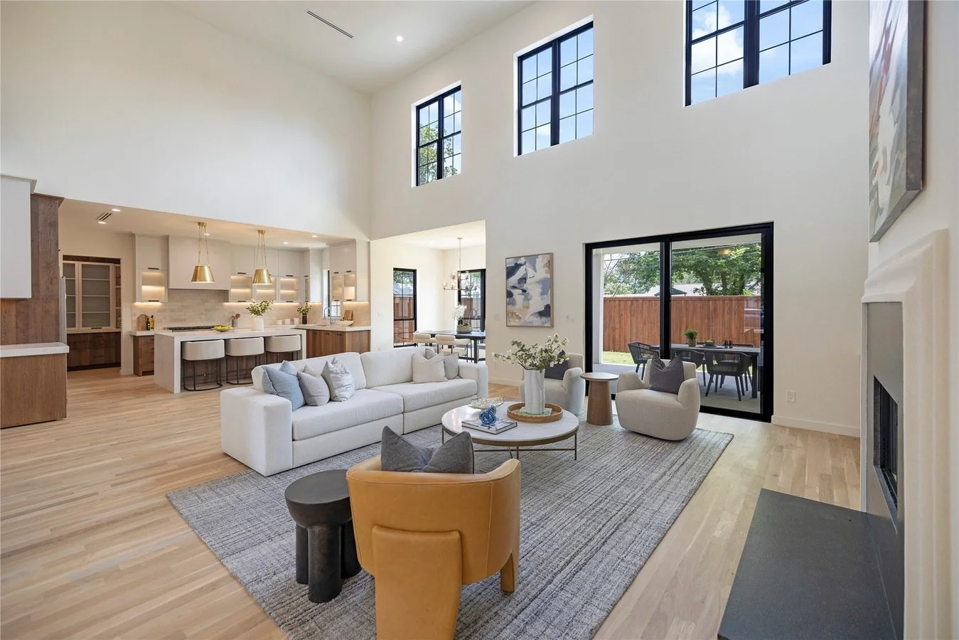 Townsend living and dining space
